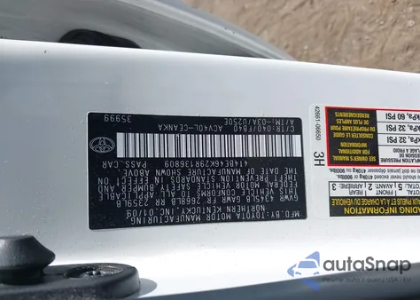 2009 Toyota Camry Le from USA, damaged, VIN 4T4BE46K29R136809